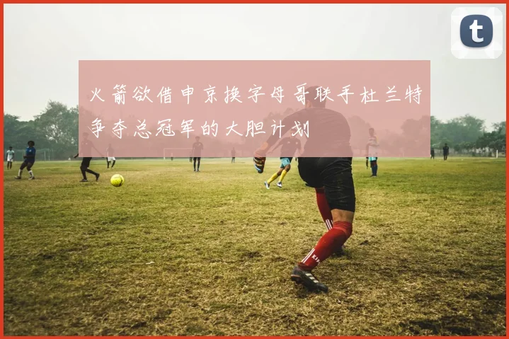 火箭欲借申京换字母哥联手杜兰特争夺总冠军的大胆计划